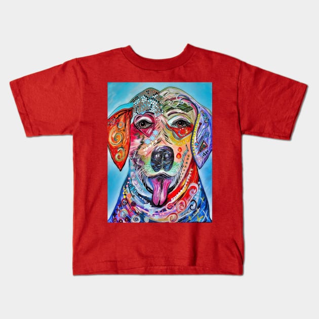 Laughing Lab Kids T-Shirt by EloiseART